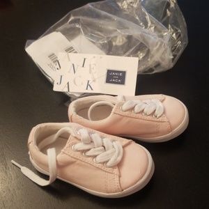 Janie and jack shoes. New. Pink. Size 4